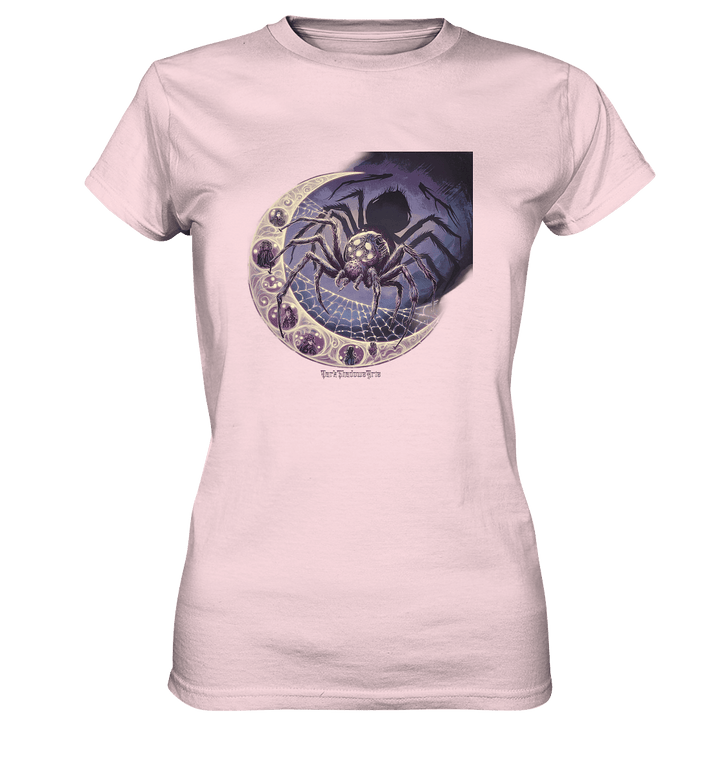 Web of Deception - A Dark and Magical Scene of a Spider - Ladies Premium Shirt | Lady - Shirts | Dark Shadows Arts