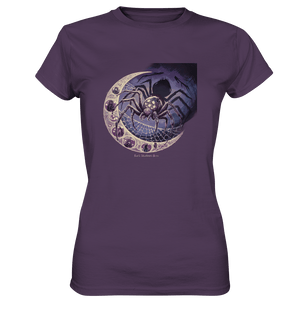 Web of Deception - A Dark and Magical Scene of a Spider - Ladies Premium Shirt | Lady - Shirts | Dark Shadows Arts