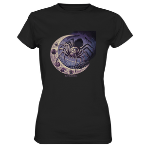 Web of Deception - A Dark and Magical Scene of a Spider - Ladies Premium Shirt | Lady - Shirts | Dark Shadows Arts