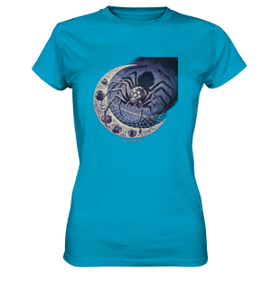 Web of Deception - A Dark and Magical Scene of a Spider - Ladies Premium Shirt | Lady - Shirts | Dark Shadows Arts