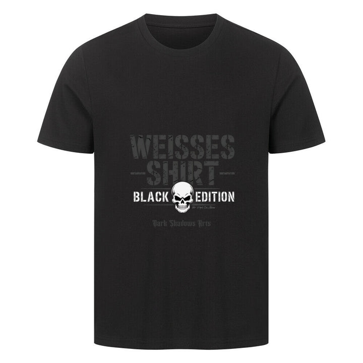 Weisses Shirt - Black edition - HigherBlanks Premium T-Shirt | T-Shirt | Dark Shadows Arts
