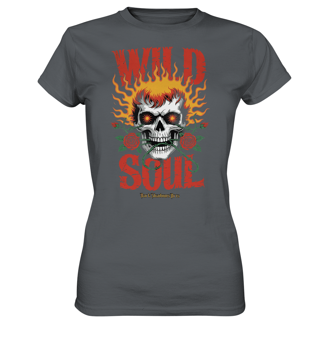 WILD SOUL – Kraftvolles und rebellisches Design von Dark Shadows Arts - Ladies Premium Shirt | Lady - Shirts | Dark Shadows Arts