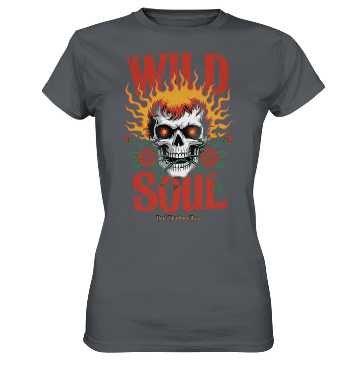 WILD SOUL – Kraftvolles und rebellisches Design von Dark Shadows Arts - Ladies Premium Shirt | Lady - Shirts | Dark Shadows Arts