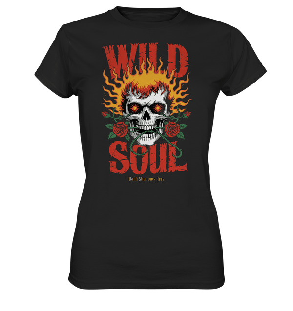 WILD SOUL – Kraftvolles und rebellisches Design von Dark Shadows Arts - Ladies Premium Shirt | Lady - Shirts | Dark Shadows Arts