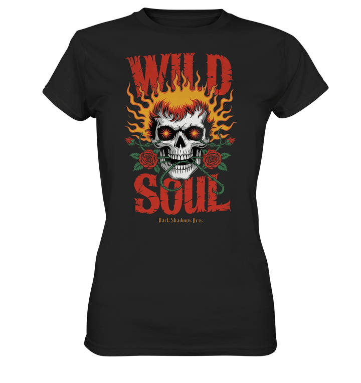WILD SOUL – Kraftvolles und rebellisches Design von Dark Shadows Arts - Ladies Premium Shirt | Lady - Shirts | Dark Shadows Arts