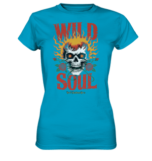 WILD SOUL – Kraftvolles und rebellisches Design von Dark Shadows Arts - Ladies Premium Shirt | Lady - Shirts | Dark Shadows Arts