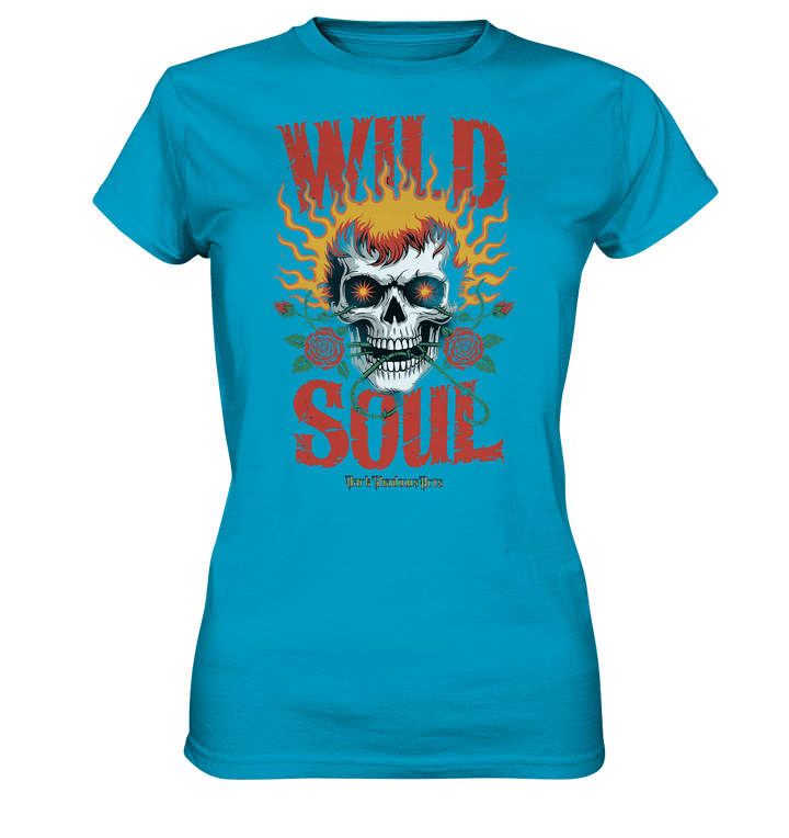 WILD SOUL – Kraftvolles und rebellisches Design von Dark Shadows Arts - Ladies Premium Shirt | Lady - Shirts | Dark Shadows Arts