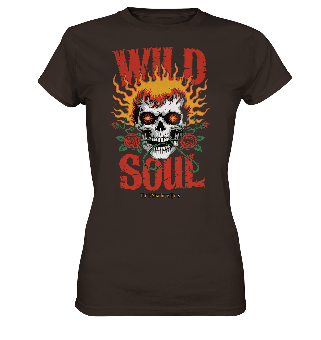 WILD SOUL – Kraftvolles und rebellisches Design von Dark Shadows Arts - Ladies Premium Shirt | Lady - Shirts | Dark Shadows Arts