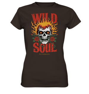 WILD SOUL – Kraftvolles und rebellisches Design von Dark Shadows Arts - Ladies Premium Shirt | Lady - Shirts | Dark Shadows Arts