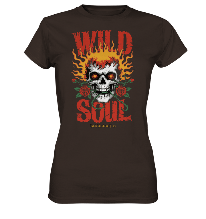 WILD SOUL – Kraftvolles und rebellisches Design von Dark Shadows Arts - Ladies Premium Shirt | Lady - Shirts | Dark Shadows Arts