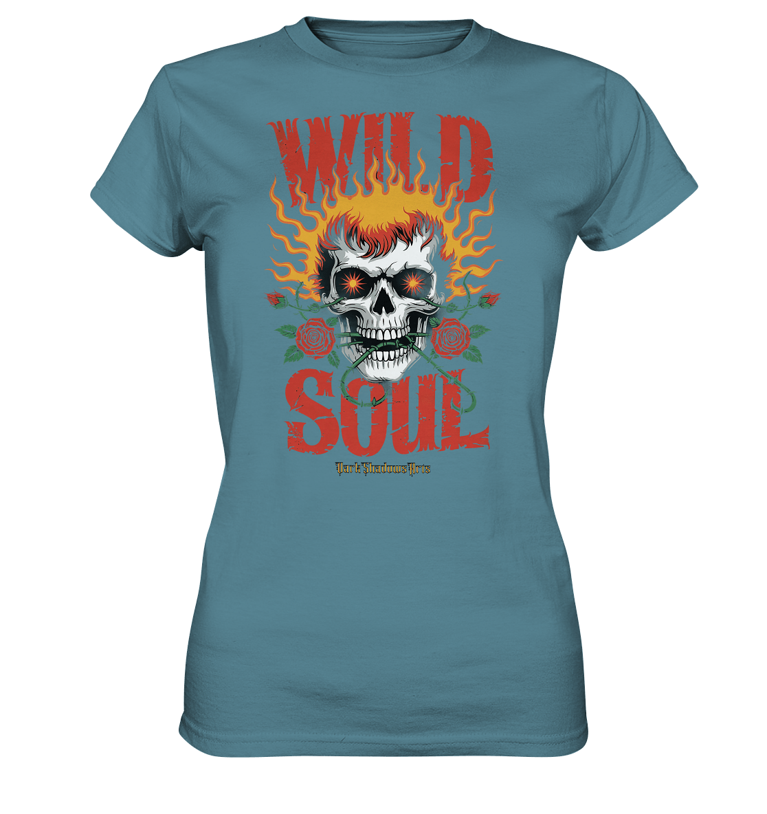 WILD SOUL – Kraftvolles und rebellisches Design von Dark Shadows Arts - Ladies Premium Shirt | Lady - Shirts | Dark Shadows Arts