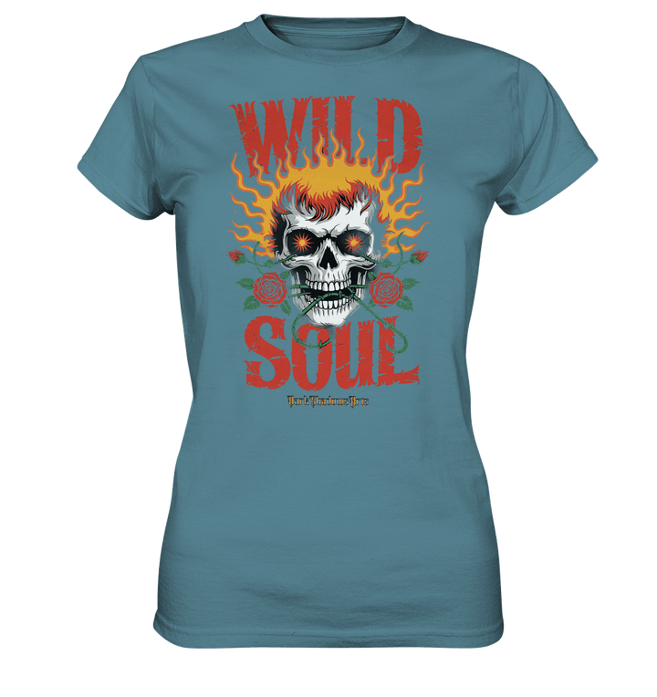WILD SOUL – Kraftvolles und rebellisches Design von Dark Shadows Arts - Ladies Premium Shirt | Lady - Shirts | Dark Shadows Arts