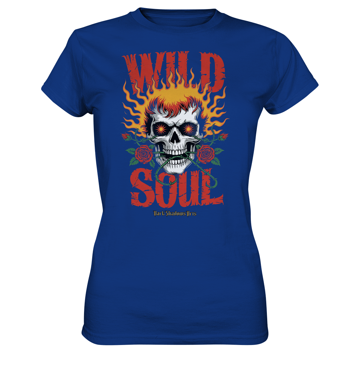 WILD SOUL – Kraftvolles und rebellisches Design von Dark Shadows Arts - Ladies Premium Shirt | Lady - Shirts | Dark Shadows Arts