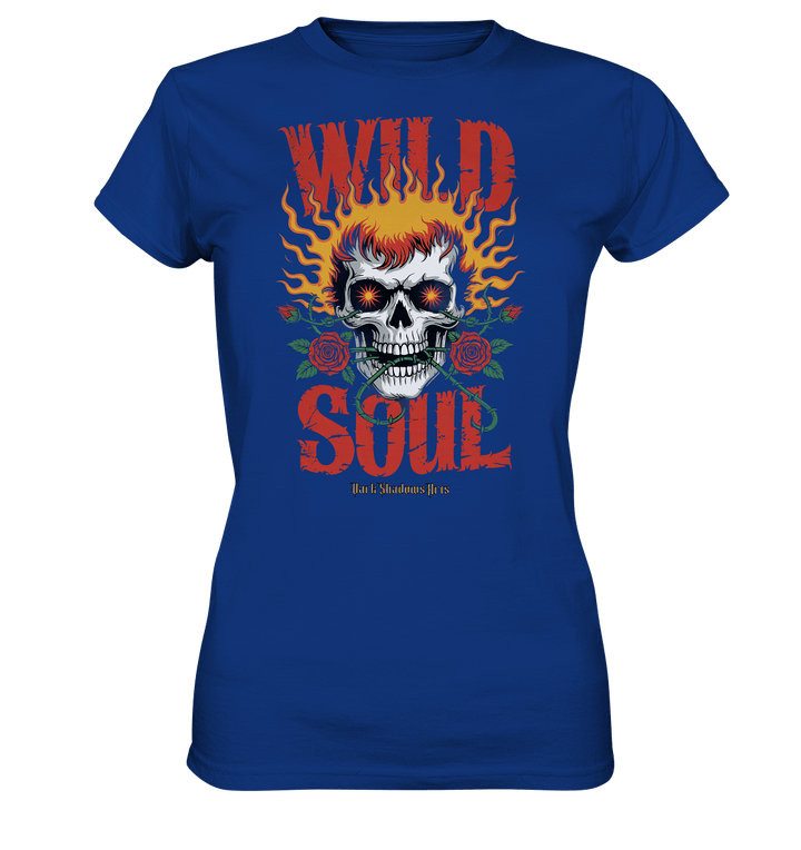 WILD SOUL – Kraftvolles und rebellisches Design von Dark Shadows Arts - Ladies Premium Shirt | Lady - Shirts | Dark Shadows Arts