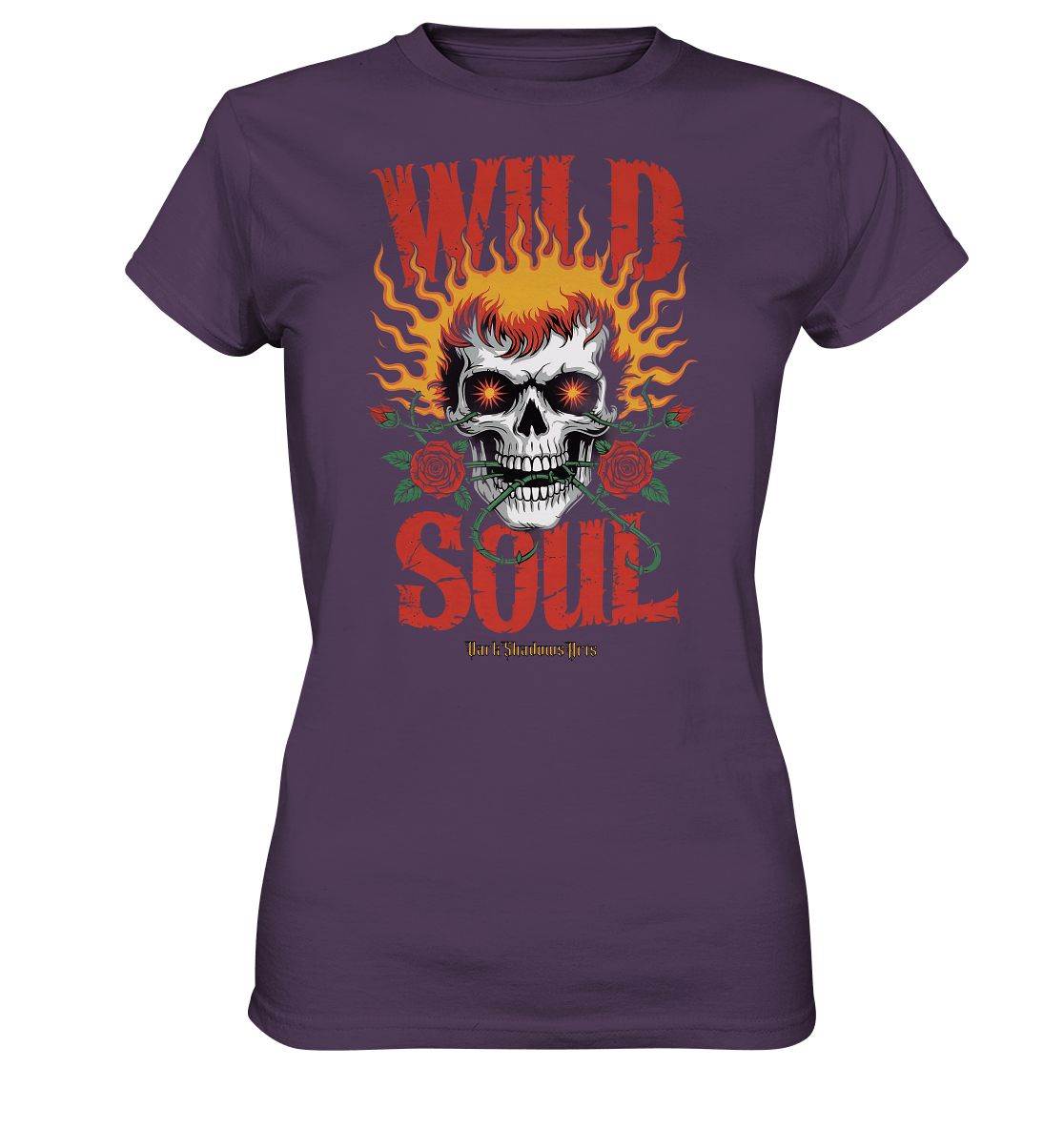 WILD SOUL – Kraftvolles und rebellisches Design von Dark Shadows Arts - Ladies Premium Shirt | Lady - Shirts | Dark Shadows Arts