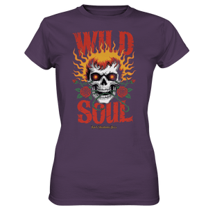 WILD SOUL – Kraftvolles und rebellisches Design von Dark Shadows Arts - Ladies Premium Shirt | Lady - Shirts | Dark Shadows Arts