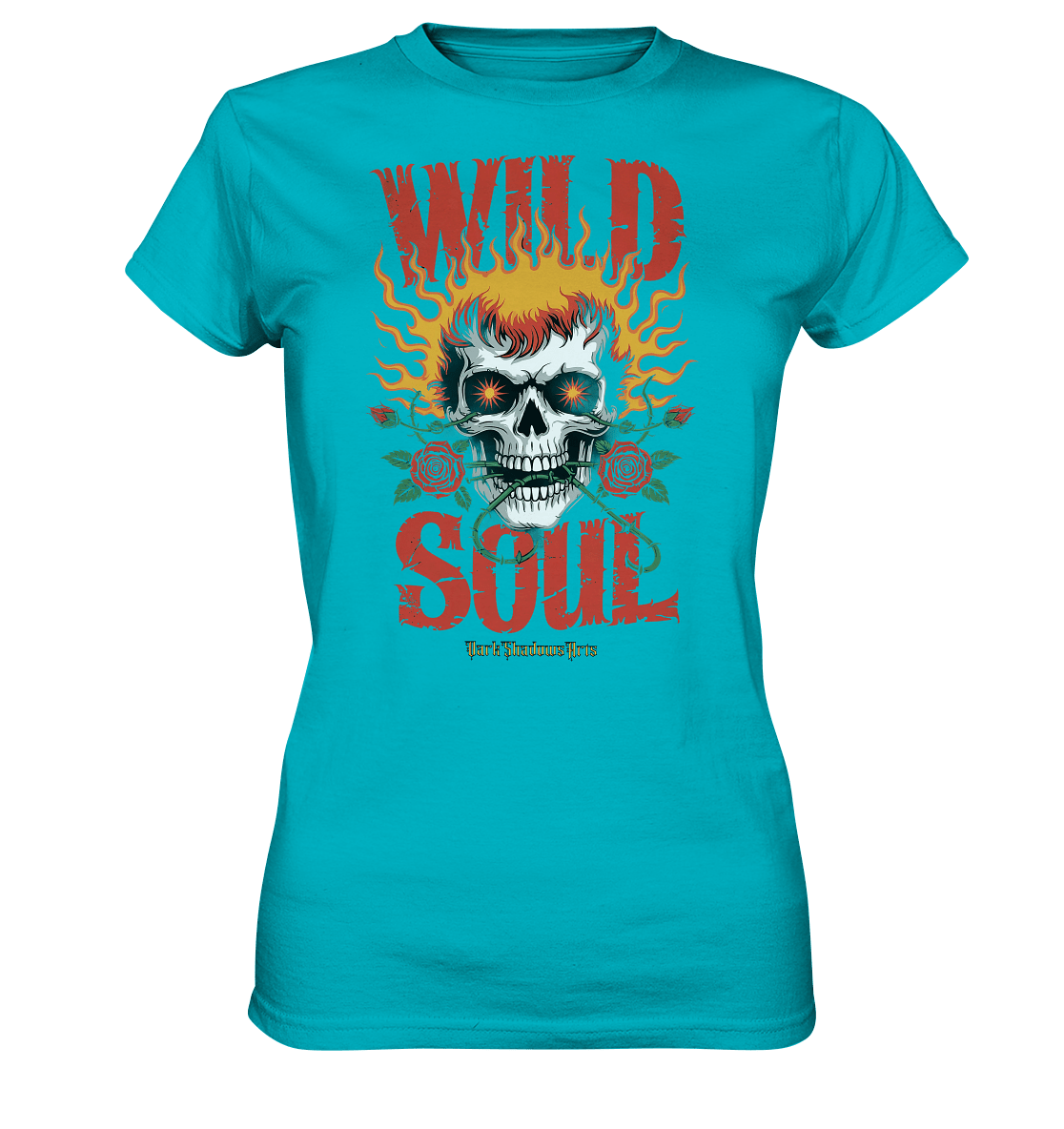 WILD SOUL – Kraftvolles und rebellisches Design von Dark Shadows Arts - Ladies Premium Shirt | Lady - Shirts | Dark Shadows Arts
