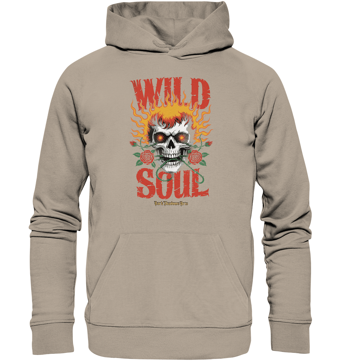 WILD SOUL – Kraftvolles und rebellisches Design von Dark Shadows Arts - Organic Hoodie | Hoodies | Dark Shadows Arts