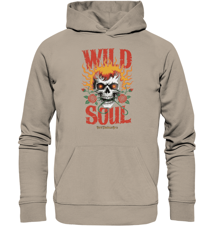 WILD SOUL – Kraftvolles und rebellisches Design von Dark Shadows Arts - Organic Hoodie | Hoodies | Dark Shadows Arts