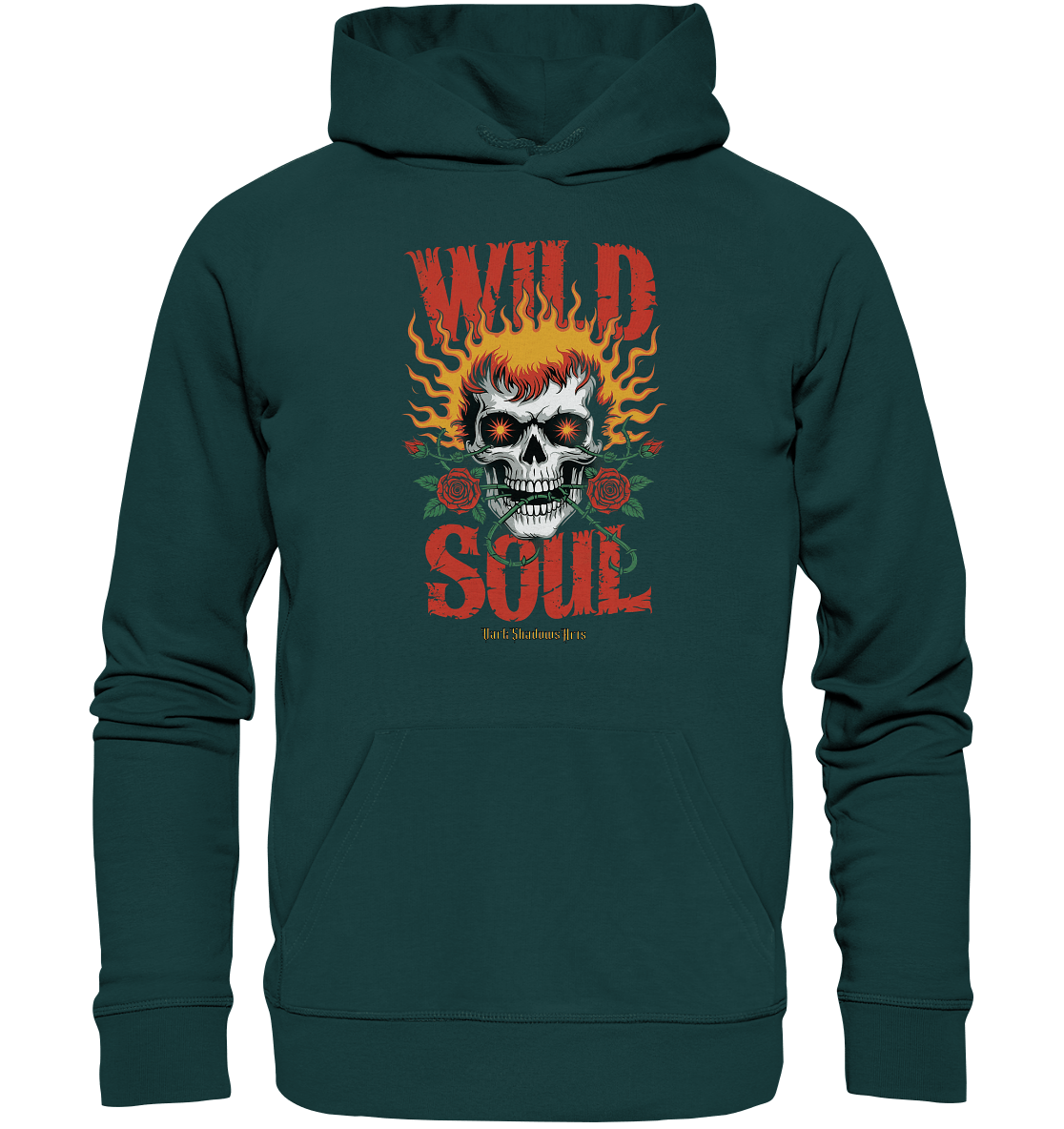 WILD SOUL – Kraftvolles und rebellisches Design von Dark Shadows Arts - Organic Hoodie | Hoodies | Dark Shadows Arts
