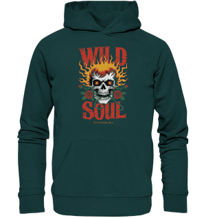 WILD SOUL – Kraftvolles und rebellisches Design von Dark Shadows Arts - Organic Hoodie | Hoodies | Dark Shadows Arts