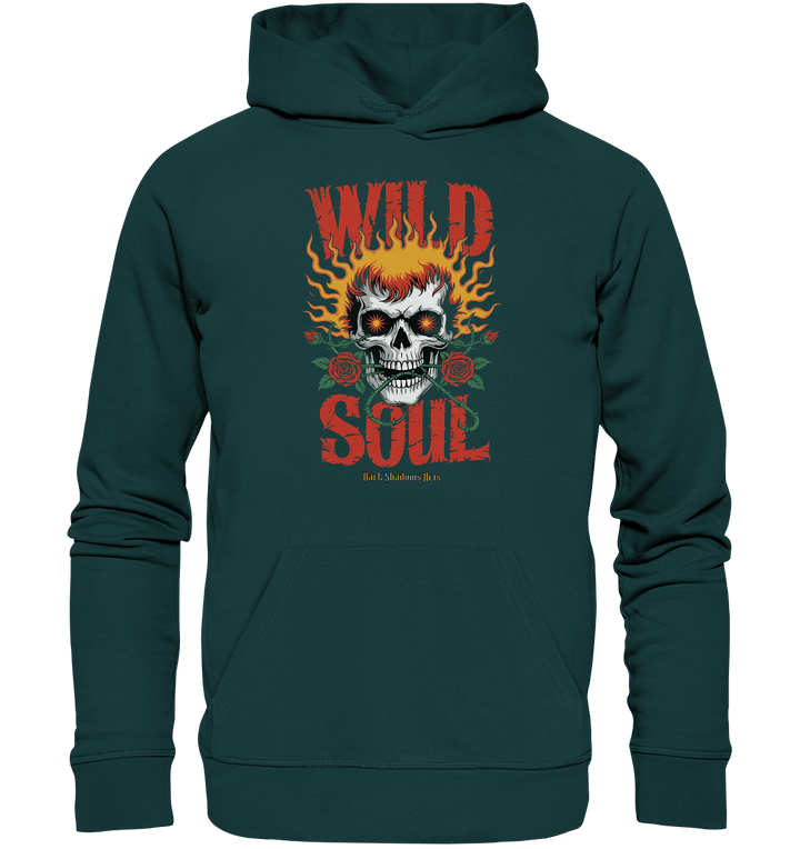 WILD SOUL – Kraftvolles und rebellisches Design von Dark Shadows Arts - Organic Hoodie | Hoodies | Dark Shadows Arts
