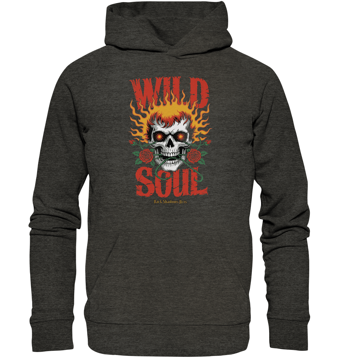 WILD SOUL – Kraftvolles und rebellisches Design von Dark Shadows Arts - Organic Hoodie | Hoodies | Dark Shadows Arts