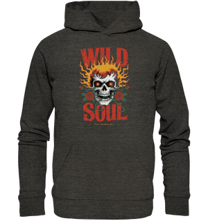 WILD SOUL – Kraftvolles und rebellisches Design von Dark Shadows Arts - Organic Hoodie | Hoodies | Dark Shadows Arts
