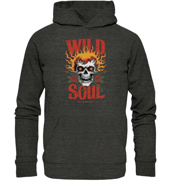 WILD SOUL – Kraftvolles und rebellisches Design von Dark Shadows Arts - Organic Hoodie | Hoodies | Dark Shadows Arts