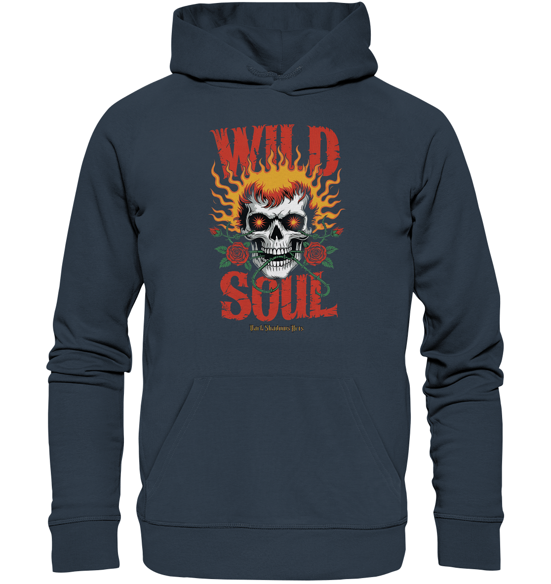 WILD SOUL – Kraftvolles und rebellisches Design von Dark Shadows Arts - Organic Hoodie | Hoodies | Dark Shadows Arts