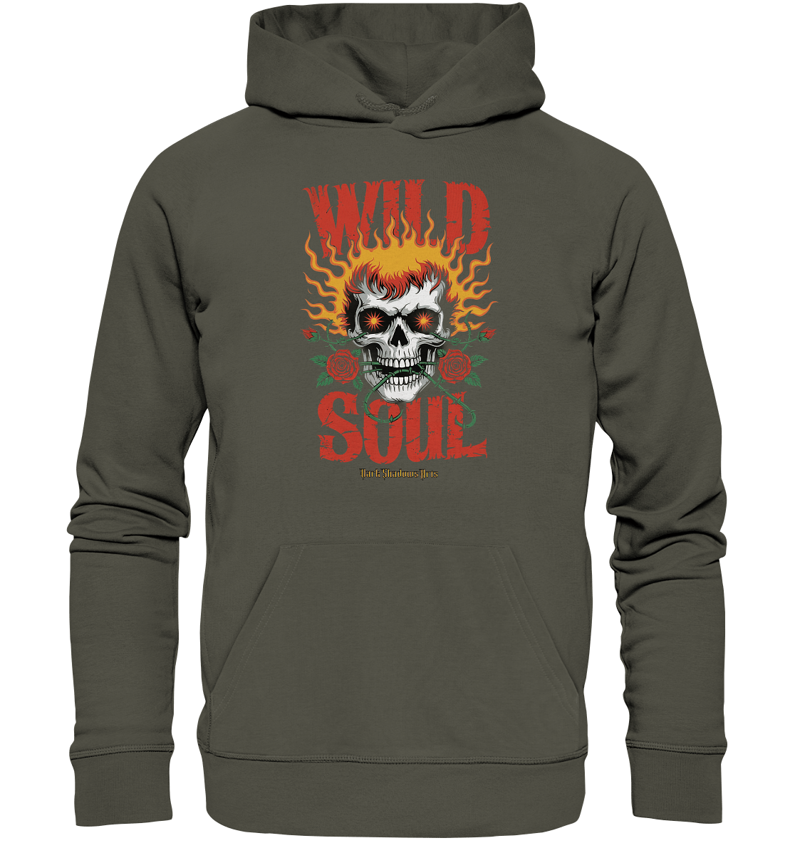 WILD SOUL – Kraftvolles und rebellisches Design von Dark Shadows Arts - Organic Hoodie | Hoodies | Dark Shadows Arts