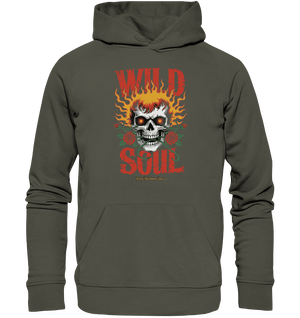 WILD SOUL – Kraftvolles und rebellisches Design von Dark Shadows Arts - Organic Hoodie | Hoodies | Dark Shadows Arts