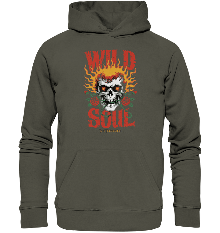 WILD SOUL – Kraftvolles und rebellisches Design von Dark Shadows Arts - Organic Hoodie | Hoodies | Dark Shadows Arts