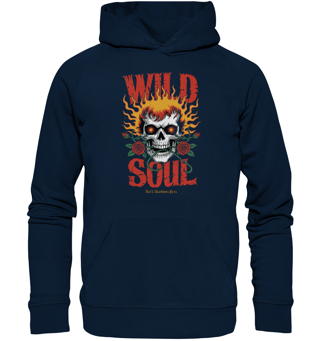 WILD SOUL – Kraftvolles und rebellisches Design von Dark Shadows Arts - Organic Hoodie | Hoodies | Dark Shadows Arts