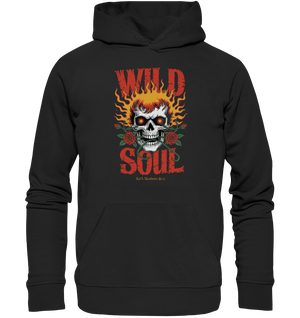 WILD SOUL – Kraftvolles und rebellisches Design von Dark Shadows Arts - Organic Hoodie | Hoodies | Dark Shadows Arts
