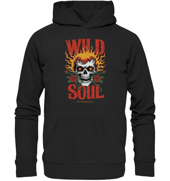 WILD SOUL – Kraftvolles und rebellisches Design von Dark Shadows Arts - Organic Hoodie | Hoodies | Dark Shadows Arts