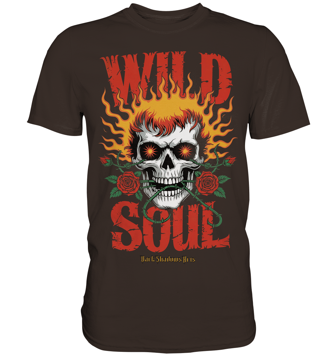 WILD SOUL – Kraftvolles und rebellisches Design von Dark Shadows Arts - Premium Shirt | Unisex - Shirts | Dark Shadows Arts