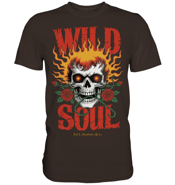 WILD SOUL – Kraftvolles und rebellisches Design von Dark Shadows Arts - Premium Shirt | Unisex - Shirts | Dark Shadows Arts