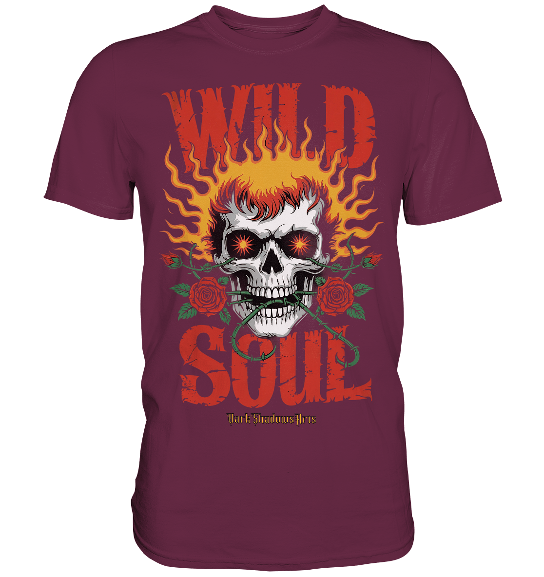 WILD SOUL – Kraftvolles und rebellisches Design von Dark Shadows Arts - Premium Shirt | Unisex - Shirts | Dark Shadows Arts