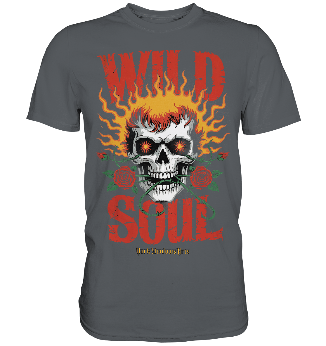 WILD SOUL – Kraftvolles und rebellisches Design von Dark Shadows Arts - Premium Shirt | Unisex - Shirts | Dark Shadows Arts