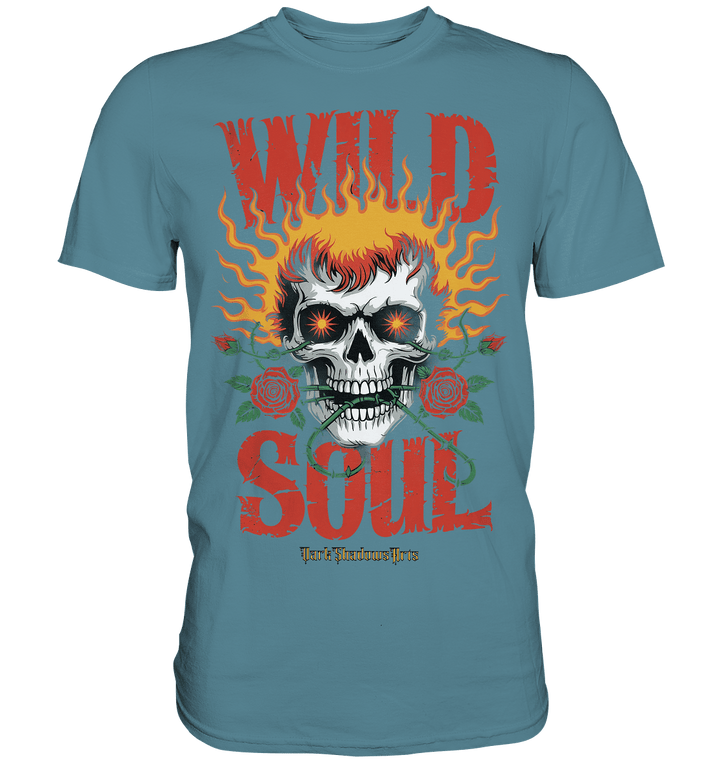 WILD SOUL – Kraftvolles und rebellisches Design von Dark Shadows Arts - Premium Shirt | Unisex - Shirts | Dark Shadows Arts