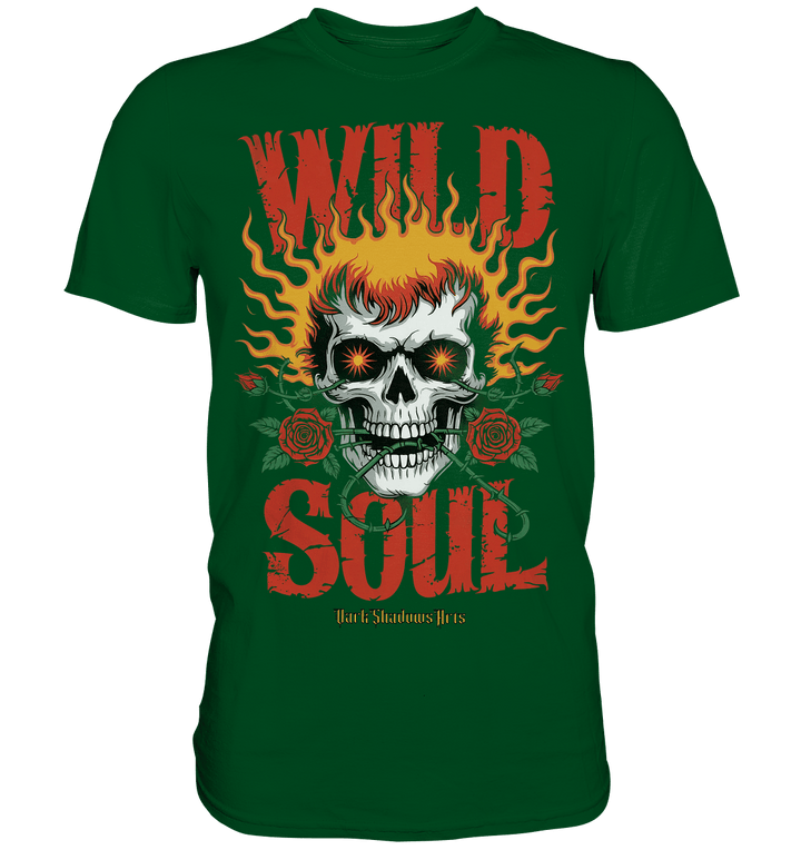 WILD SOUL – Kraftvolles und rebellisches Design von Dark Shadows Arts - Premium Shirt | Unisex - Shirts | Dark Shadows Arts