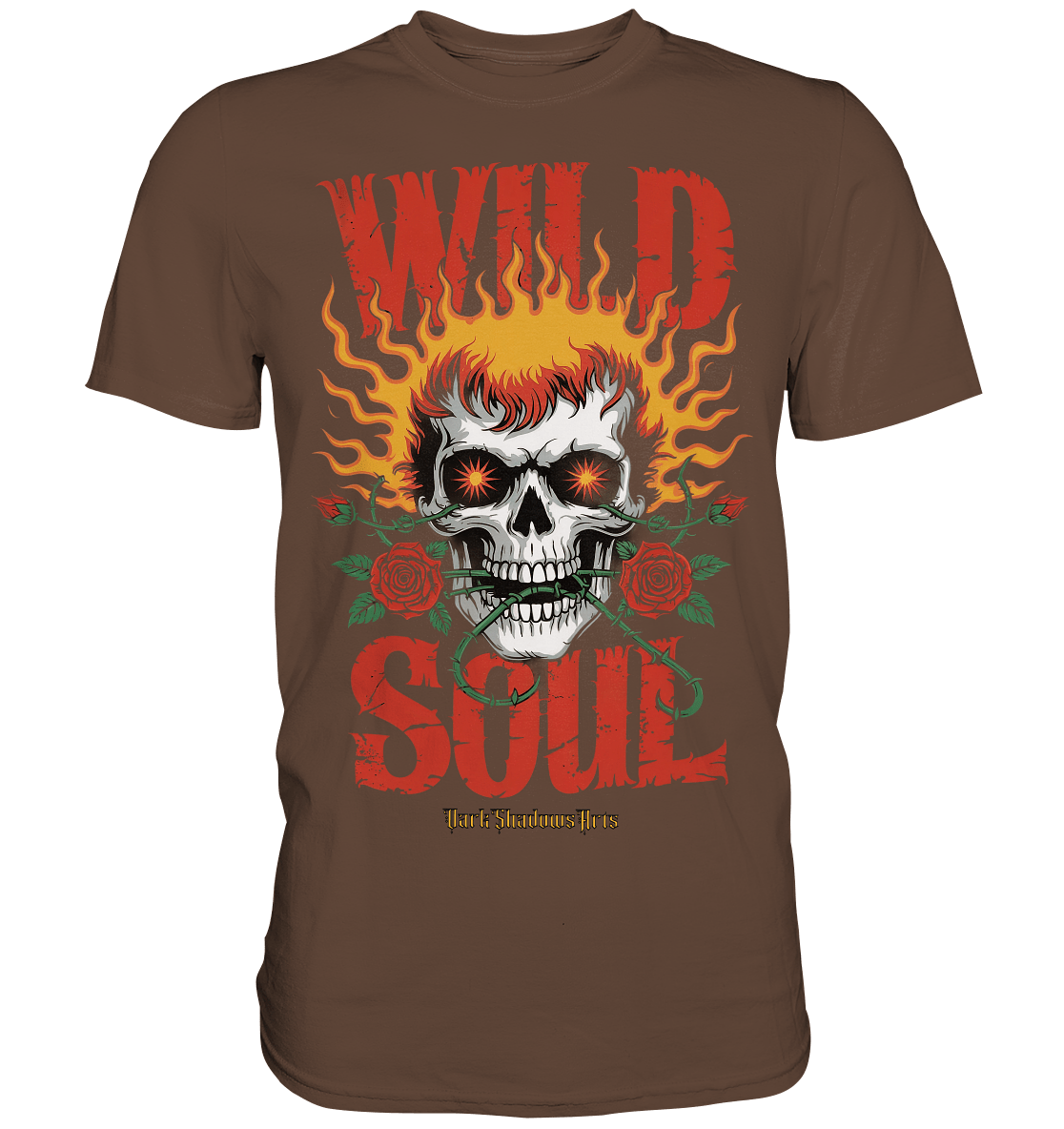 WILD SOUL – Kraftvolles und rebellisches Design von Dark Shadows Arts - Premium Shirt | Unisex - Shirts | Dark Shadows Arts