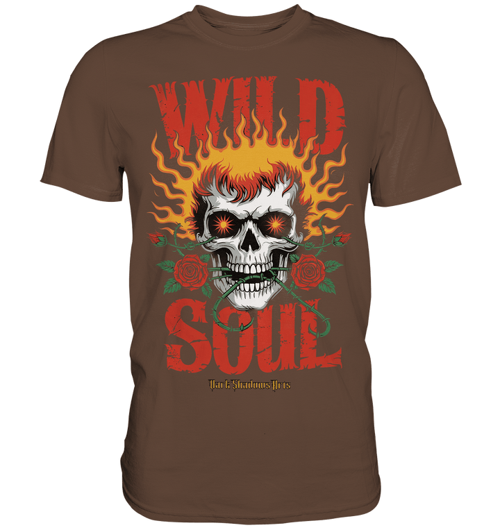 WILD SOUL – Kraftvolles und rebellisches Design von Dark Shadows Arts - Premium Shirt | Unisex - Shirts | Dark Shadows Arts