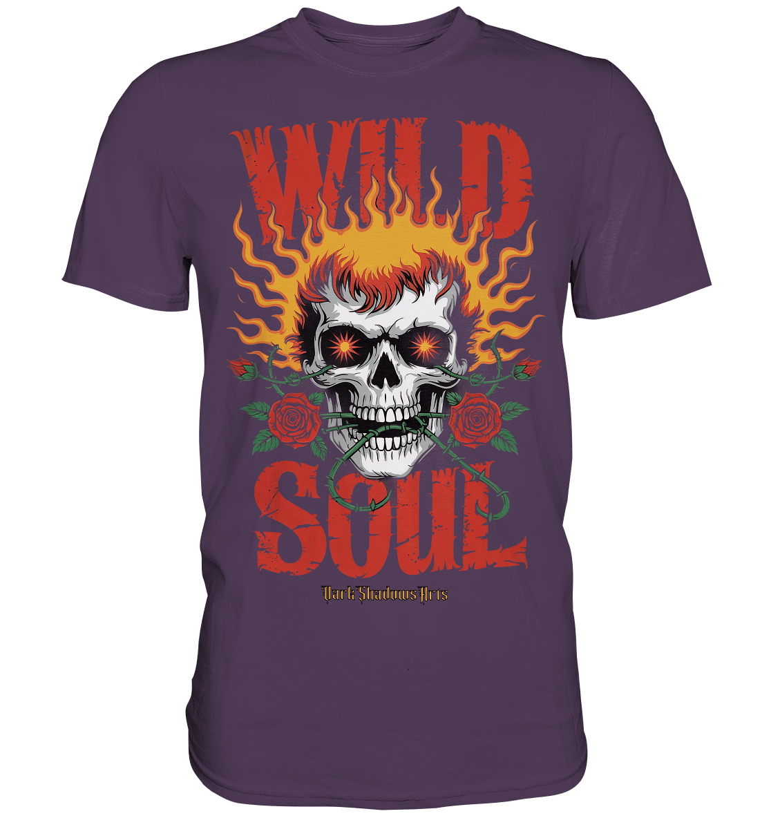 WILD SOUL – Kraftvolles und rebellisches Design von Dark Shadows Arts - Premium Shirt | Unisex - Shirts | Dark Shadows Arts