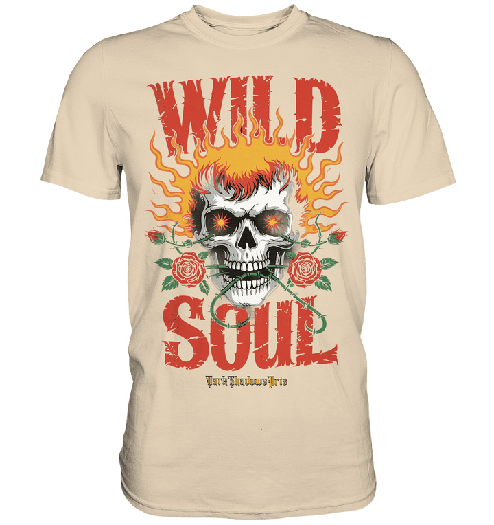 WILD SOUL – Kraftvolles und rebellisches Design von Dark Shadows Arts - Premium Shirt | Unisex - Shirts | Dark Shadows Arts
