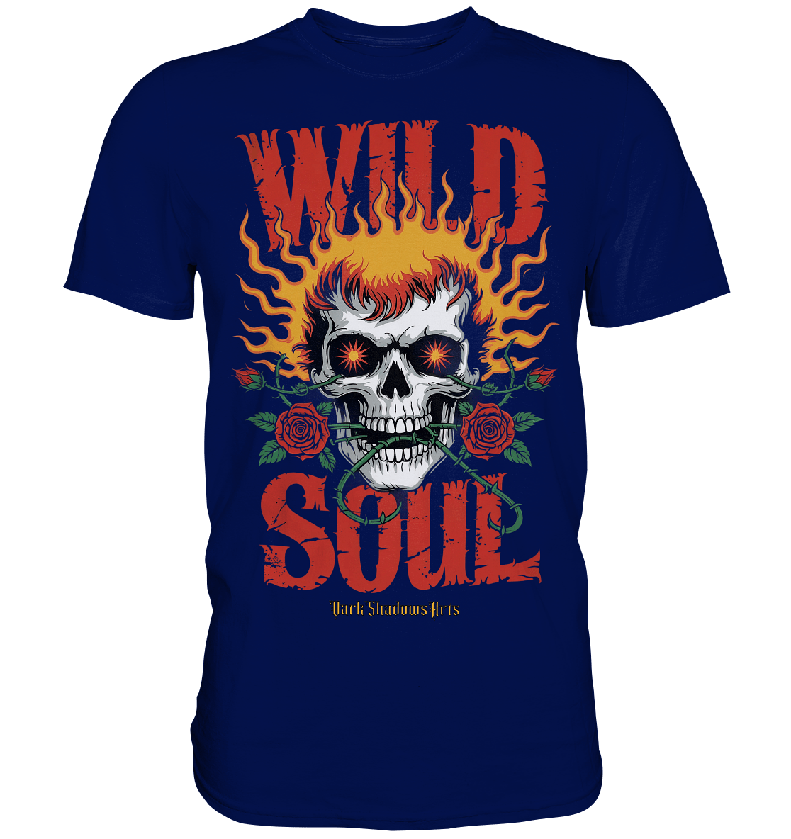 WILD SOUL – Kraftvolles und rebellisches Design von Dark Shadows Arts - Premium Shirt | Unisex - Shirts | Dark Shadows Arts