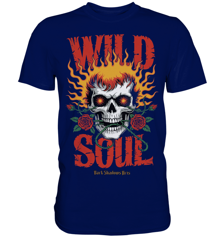 WILD SOUL – Kraftvolles und rebellisches Design von Dark Shadows Arts - Premium Shirt | Unisex - Shirts | Dark Shadows Arts