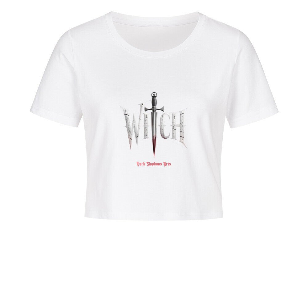 Witchblade – Blutige Gothic Magie - Ladies Cropped Tee | T-Shirt | Dark Shadows Arts