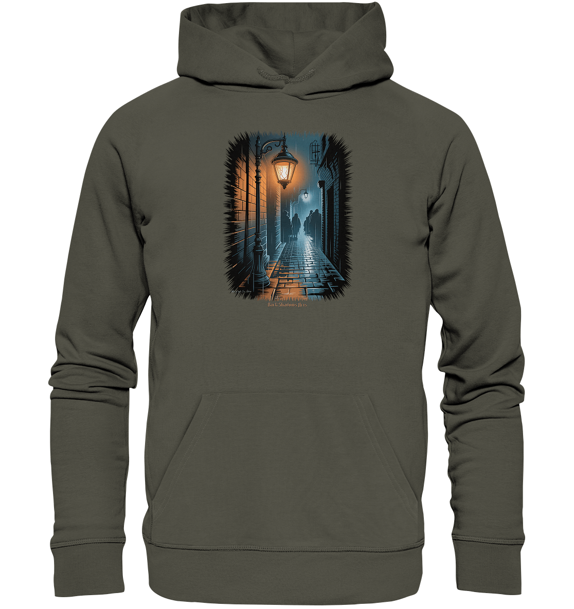 yark shadows alley - geheimnisvolle gassen und düstere atmosphäre - Organic Hoodie | Hoodies | Dark Shadows Arts